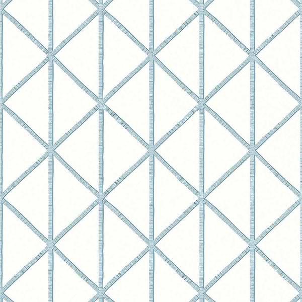 Box Kite-Behang-Tapete-Thibaut-Spa Blue-Rol-T10133-Selected Wallpapers