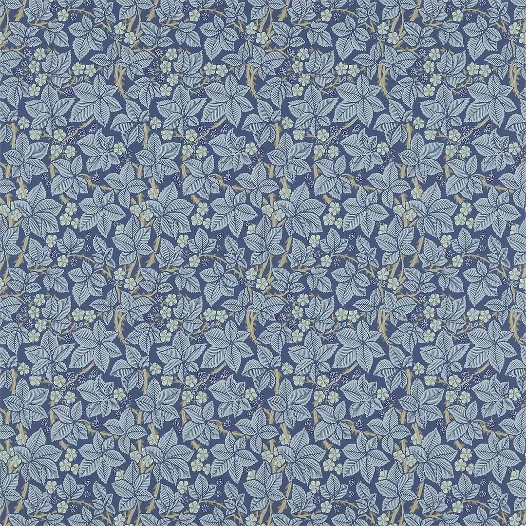 Bramble-behang-Tapete-Morris & Co-Indigo-Rol-214695-Selected Wallpapers