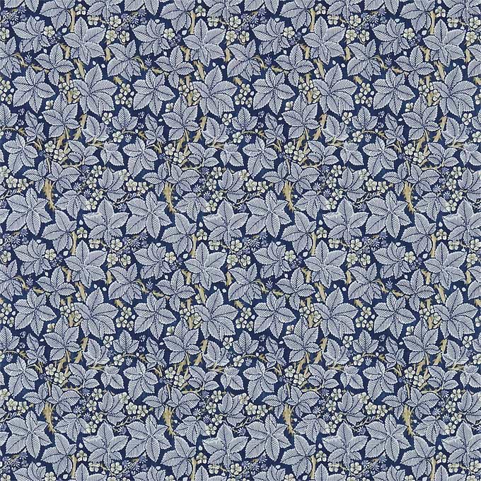 Bramble stof-Fabric-Tapete-Morris & Co-Indigo/Mineral-Meter (M1)-226724-Selected Wallpapers
