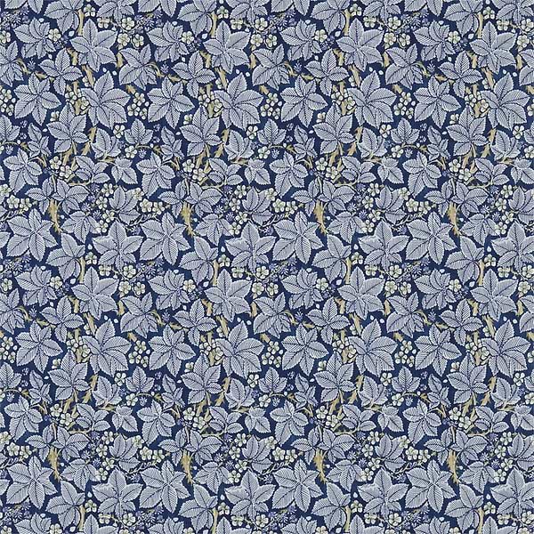 Bramble stof-Fabric-Tapete-Morris & Co-Indigo/Mineral-Meter (M1)-226724-Selected Wallpapers