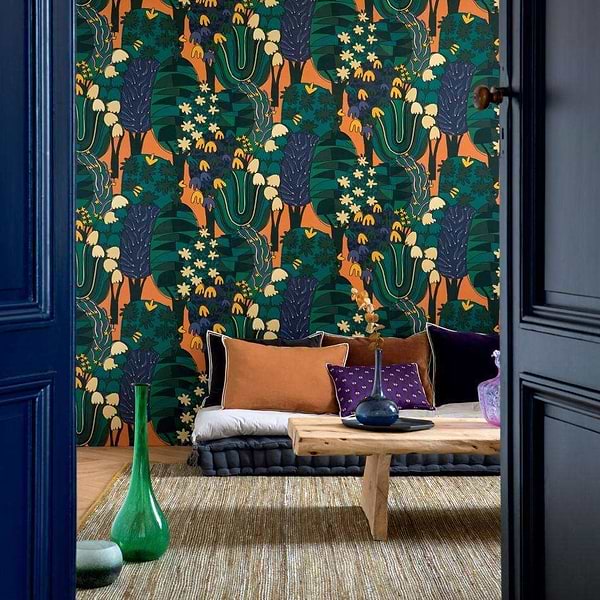 Brocéliande-behang-Tapete-Elitis-Selected Wallpapers