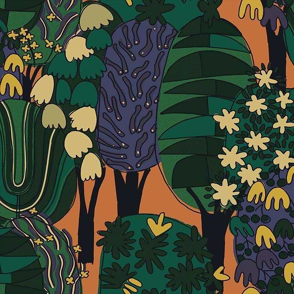 Brocéliande-behang-Tapete-Elitis-4-Rol-TP 322 04-Selected Wallpapers