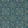 Brophy Trellis-behang-Tapete-Morris & Co-Deap Teal-Rol-216699-Selected Wallpapers