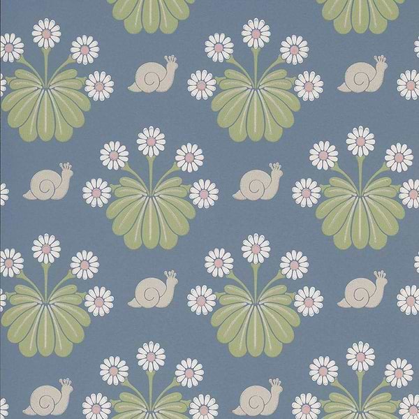 Burges Snail-Behang-Tapete-Little Greene-Juniper-Rol-0260BUJUNIP-Selected Wallpapers