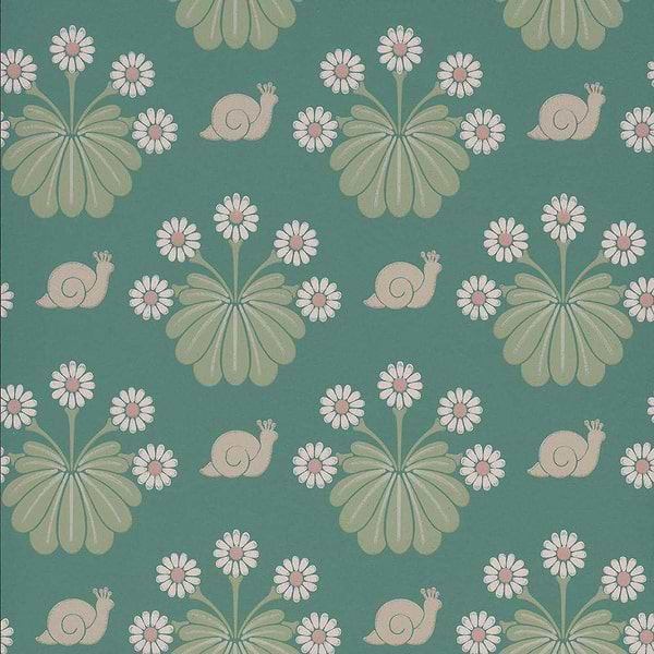 Burges Snail-Behang-Tapete-Little Greene-Ocean-Rol-0260BUOCEAN-Selected Wallpapers