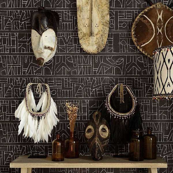 Bushoong Kuba-behang-Tapete-Mind the Gap-Selected Wallpapers