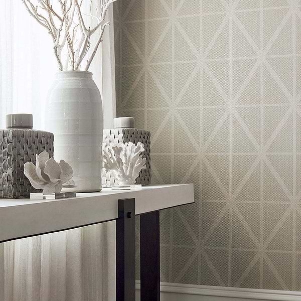 Café Weave Trellis-Behang-Tapete-Thibaut-Selected Wallpapers