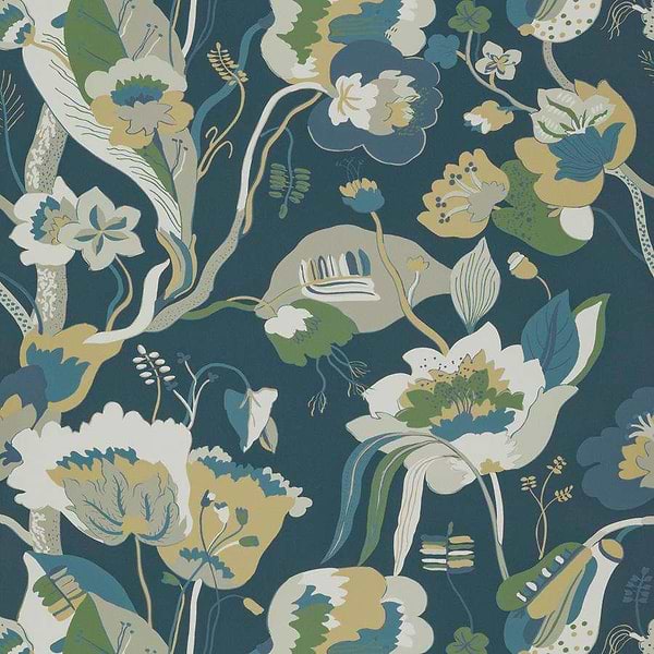 California-behang-Tapete-GP&J Baker-Indigo-Rol-BW45080.2-Selected Wallpapers