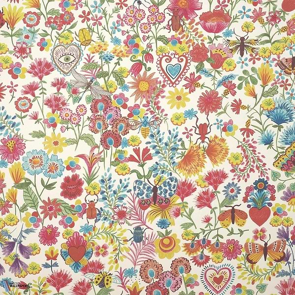 Camomille-Behang-Tapete-Pierre Frey-Printemps-Rol-FP952001-Selected Wallpapers