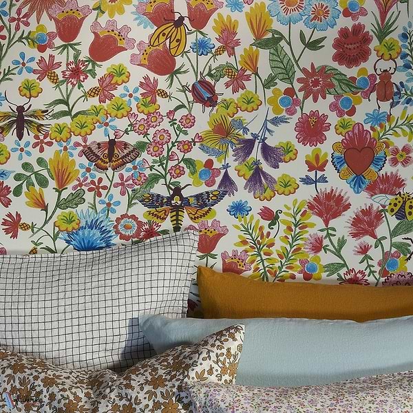 Camomille-Behang-Tapete-Pierre Frey-Selected Wallpapers