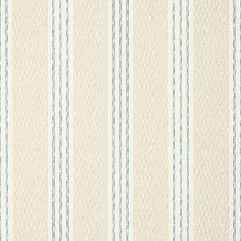 Canvas Stripe-Behang-Tapete-Thibaut-Spa Blue Beige-Rol-T13360-Selected Wallpapers