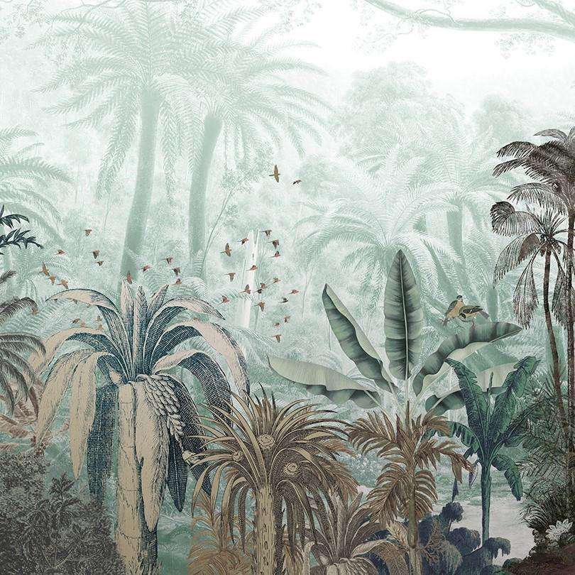 Carlton Gardens-behang-Tapete-Muance-Groen-Vinyl-MU12035-Selected Wallpapers