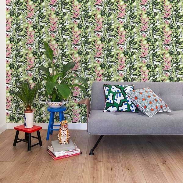 Catalina Estrada - Selva de tigres-Behang-Tapete-Coordonne-Selected Wallpapers