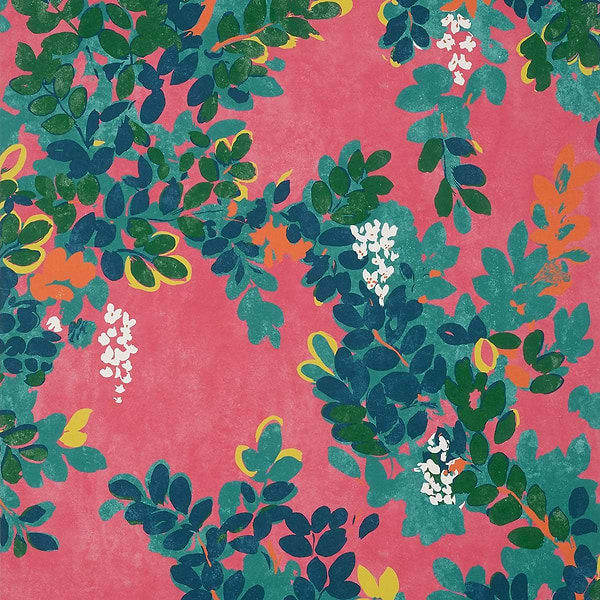 Central Park-Wallpaper-Thibaut-Pink-Roll-T14332-Selected Wallpapers