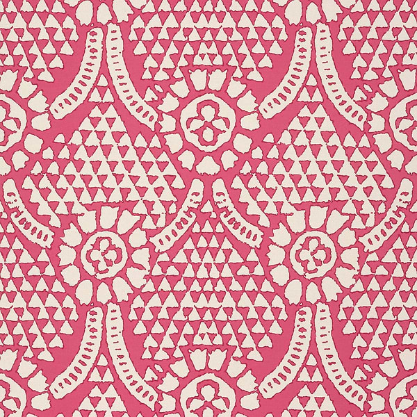 Chamomile-Behang-Tapete-Thibaut-Pink-Rol-T14316-Selected Wallpapers