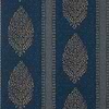 Chappana-Behang-Tapete-Thibaut-Navy and Red-Rol-T10238-Selected Wallpapers