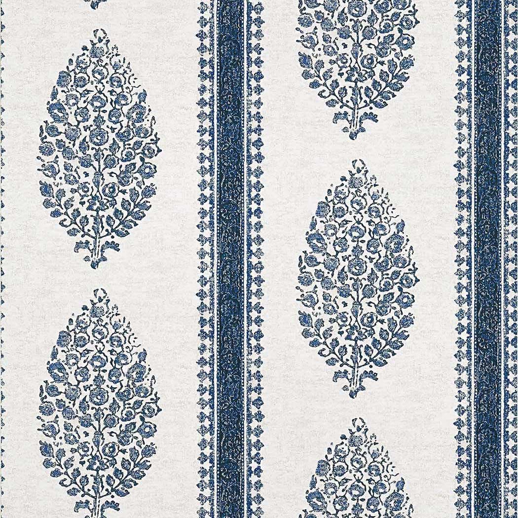 Chappana-Behang-Tapete-Thibaut-Blue and White-Rol-T10239-Selected Wallpapers