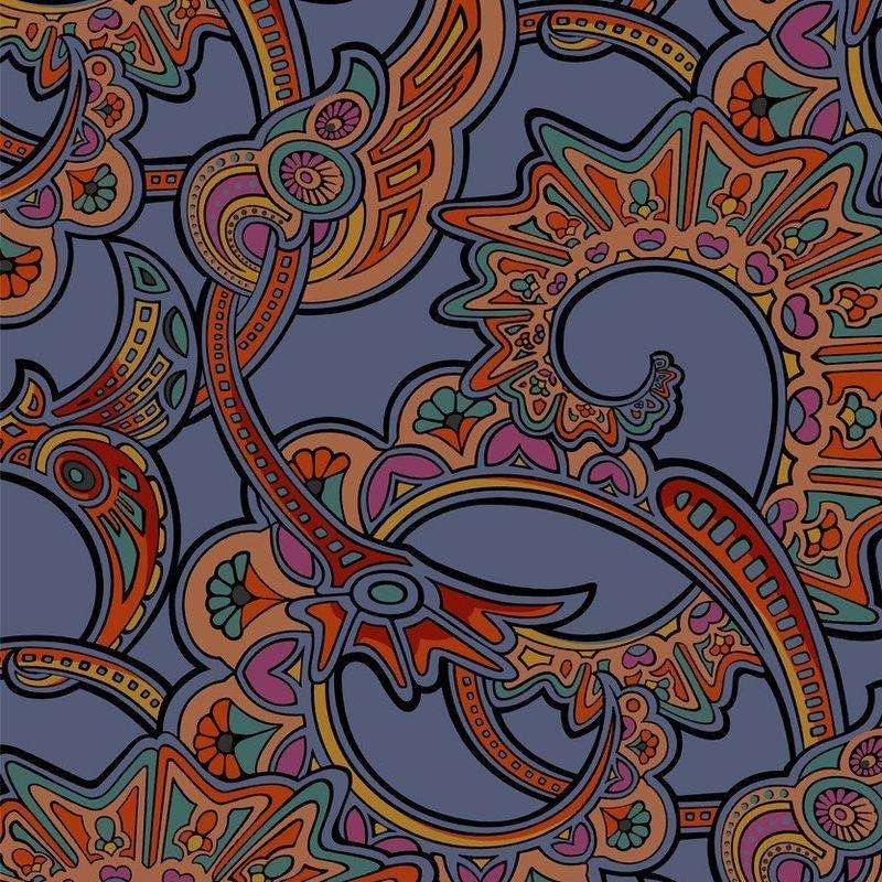 Charlotte-behang-Tapete-Isidore Leroy-Bleu Nuit-Rol-06240804-Selected Wallpapers