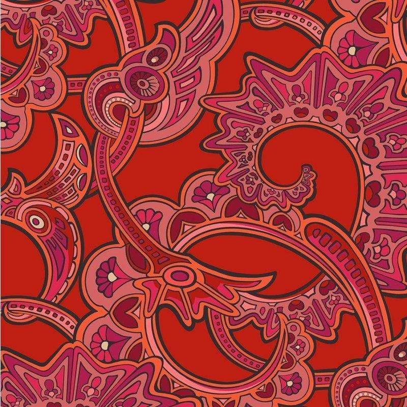 Charlotte-behang-Tapete-Isidore Leroy-Rouge-Rol-06240806-Selected Wallpapers