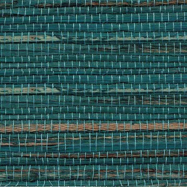 China Hemp-behang-Greenland-Crystal Teal-Meter (M1)-G0117NH1033-Selected Wallpapers