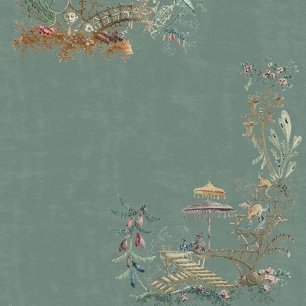 Chinoiserie-wallpaper-Mind the Gap-Blue-300 cm (standaard)-WP20437-Selected Wallpapers