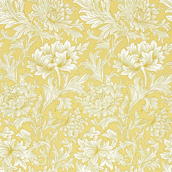 Chrysanthemum Toile-Behang-Tapete-Morris & Co-Weld-Rol-217068-Selected Wallpapers