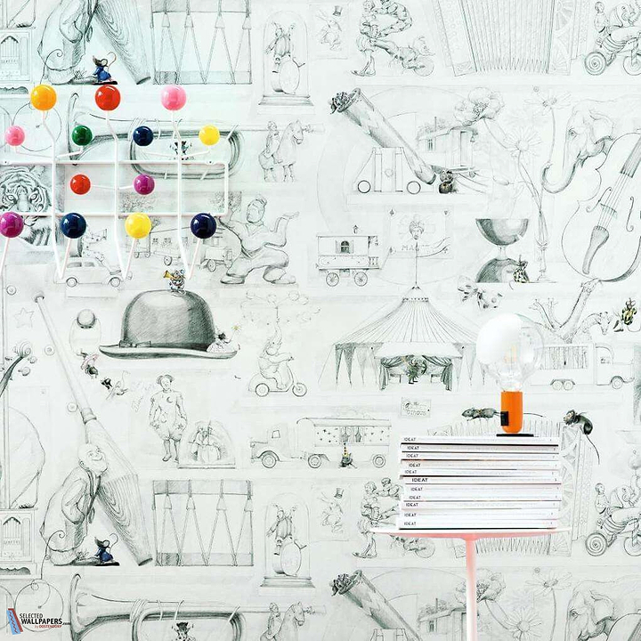 Circus-behang-Tapete-Pierre Frey-Selected Wallpapers