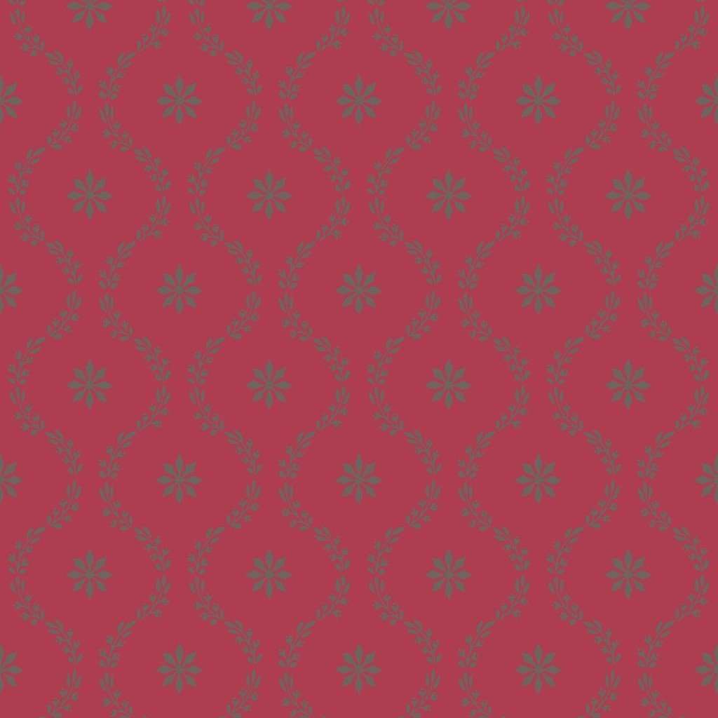 Clandon-behang-Tapete-Cole & Son-Pewter on Red-Rol-88/3015-Selected Wallpapers