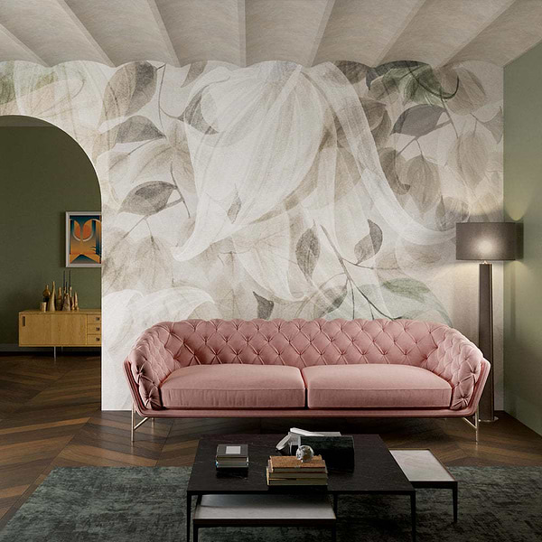 Clematide-Behang-Tapete-Inkiostro Bianco-Selected Wallpapers