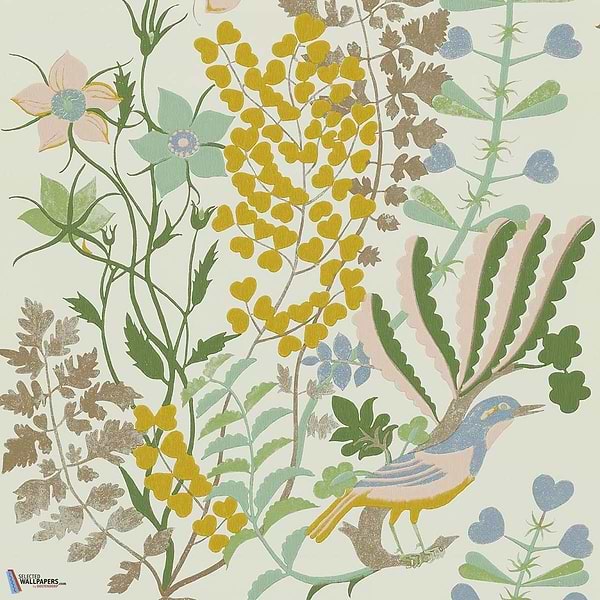 Coeurs de Marie-Behang-Tapete-Pierre Frey-Creme-Rol-FP860001-Selected Wallpapers