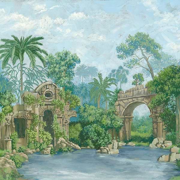 Colonial-behang-Tapete-Coordonne-Multi-Non Woven-8800100-Selected Wallpapers