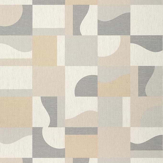 Colored Blocks-Wallpaper-Thibaut-Beige-Roll-T12858-Selected Wallpapers