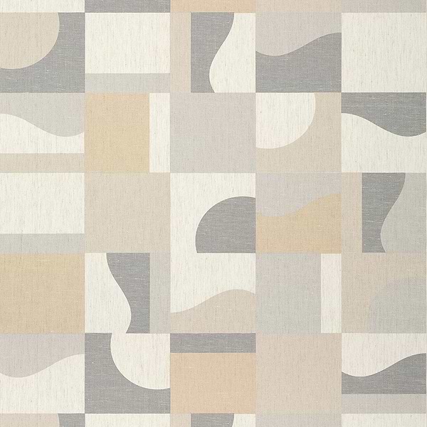 Colored Blocks-Wallpaper-Thibaut-Beige-Roll-T12858-Selected Wallpapers