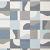 Colored Blocks-Wallpaper-Thibaut-Blue-Roll-T12859-Selected Wallpapers