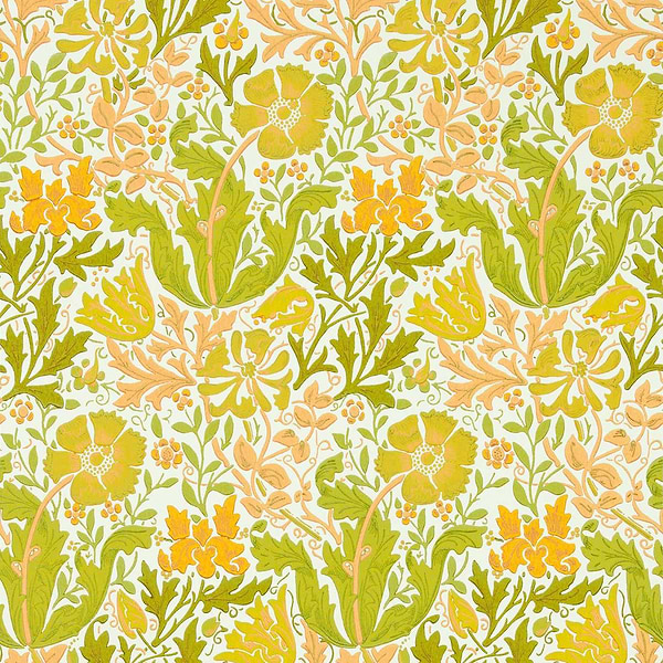 Compton-Behang-Tapete-Morris & Co-Summer Yellow-Rol-217099-Selected Wallpapers
