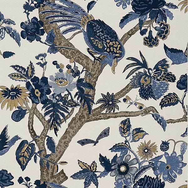 Coromandel-Behang-Tapete-Thibaut-Navy-Rol-T10225-Selected Wallpapers