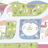 Country Joy-behang-Tapete-Coordonne-Cotton-Non Woven-9700002-Selected Wallpapers