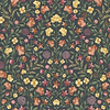 Court Embroidery-behang-Tapete-Cole & Son-Marigold, Tangerine & Red-Rol-118/13031-Selected Wallpapers