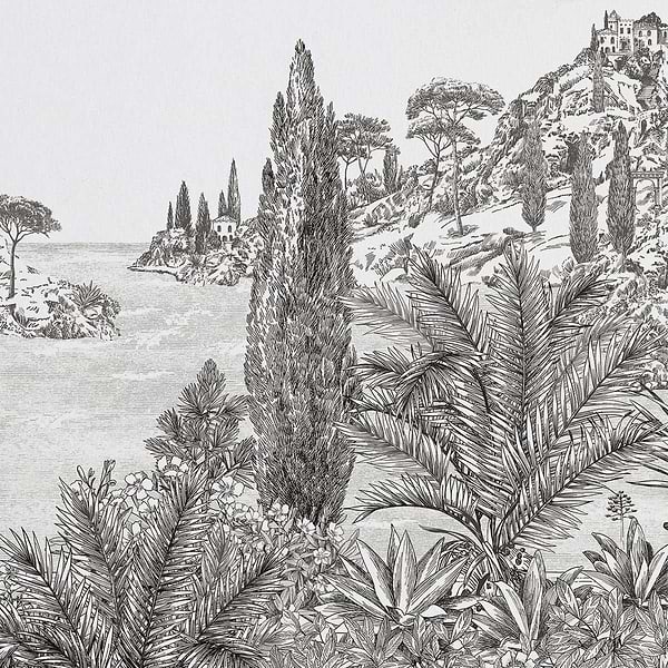 Cypres-behang-Tapete-Isidore Leroy-Gris-Non Woven-06243207_custom-Selected Wallpapers