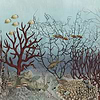 D-Ocean Still Life-behang-Iksel-Gouache-225 cm-SC133_CS15-Selected Wallpapers