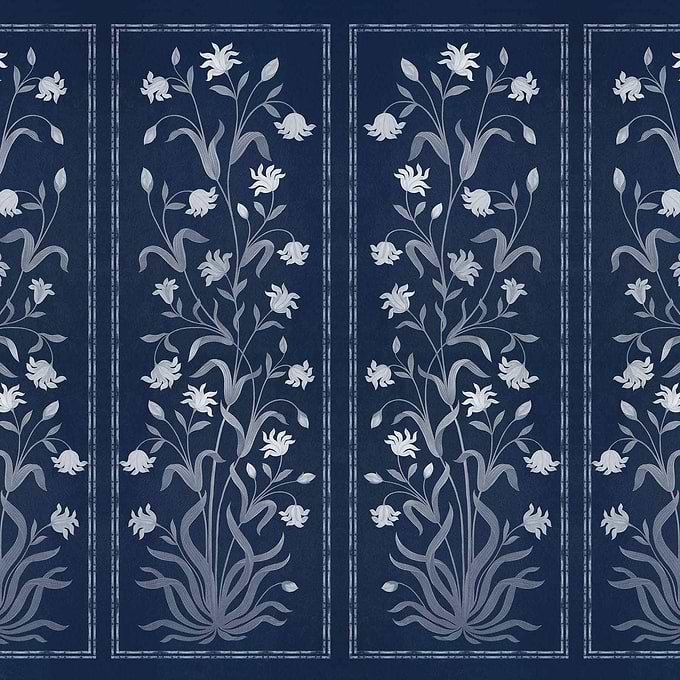 Daffodils Textile-Behang-Tapete-Coordonne-Galaxy-Linnen-A00308-Selected Wallpapers