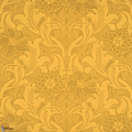 Dahlia Scroll-behang-Tapete-Little Greene-Giallo-Rol-0263DAGIALL-Selected Wallpapers