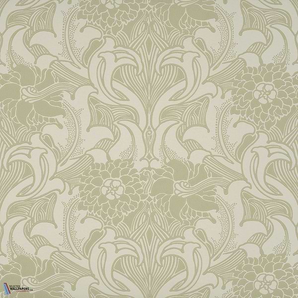 Dahlia Scroll-behang-Tapete-Little Greene-Mirror-Rol-0263DAMIRRO-Selected Wallpapers