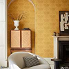 Dahlia Scroll-behang-Tapete-Little Greene-Selected Wallpapers