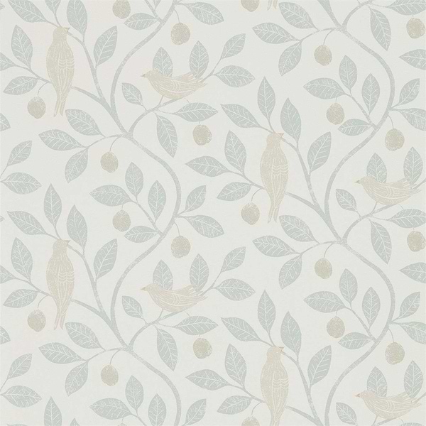 Damson Tree-behang-Tapete-Sanderson-Mineral/Dove-Rol-216365-Selected Wallpapers