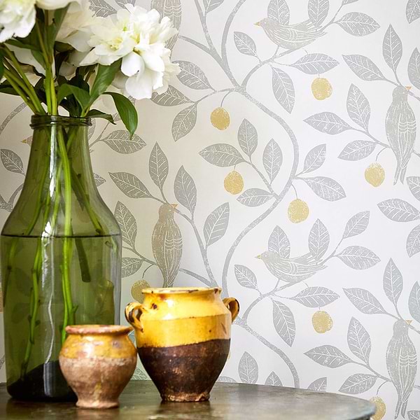 Damson Tree-behang-Tapete-Sanderson-Selected Wallpapers