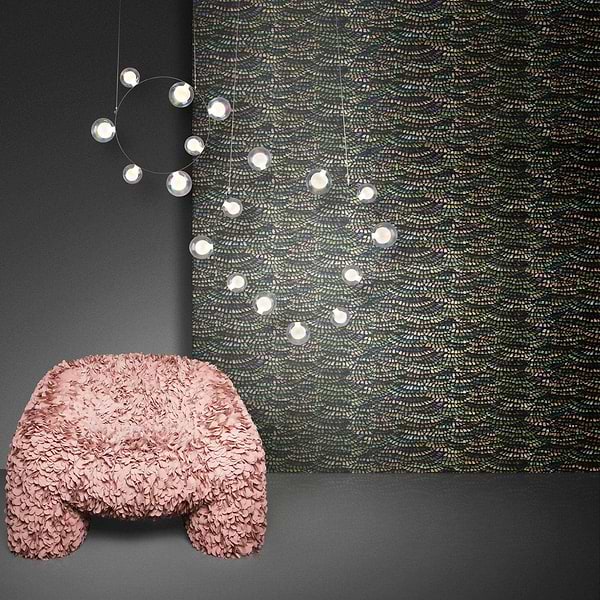 Dandelion Cranes-Behang-Tapete-Moooi-Selected Wallpapers