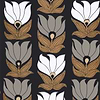 Dauphine-Behang-Tapete-Casamance-Noire-Rol-75691120-Selected Wallpapers
