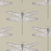 Demoiselle-behang-Tapete-Harlequin-Jute/Slate-Rol-111241-Selected Wallpapers