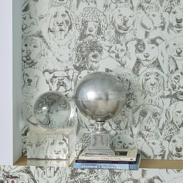 Designer Dogs-Behang-Tapete-Pierre Frey-Selected Wallpapers